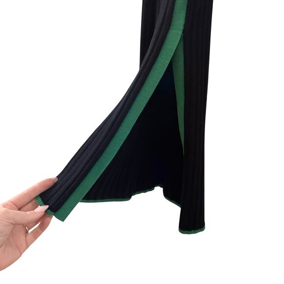 Anthropologie Daily Practice Long-Sleeve Sporty Sweater Midi Dress Navy Sz S - Picture 7 of 10